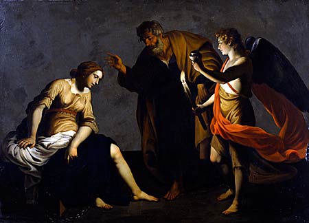 Agatha & St. Peter in prison