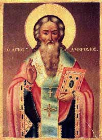 Icon of St. Ambrose