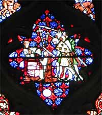 Picture of stained glass from Christ Church Cathedral