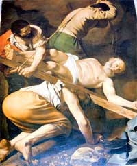 The Crucifixion of St. Peter, by Caravaggio