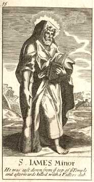 St. James Minor, from a 1708 Book of Common Prayer