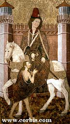 Martin of Tours dividing his cloak in half