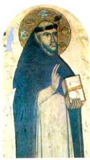 fresco of St. Dominic